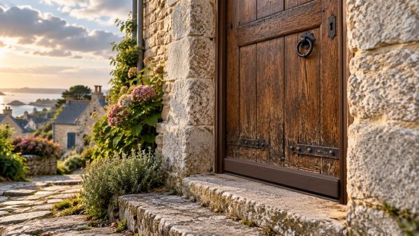 8 astuces pour moderniser l'isolation d'une vieille porte en bois