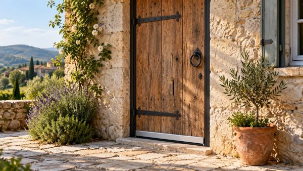 8 astuces pour moderniser l'isolation d'une vieille porte en bois